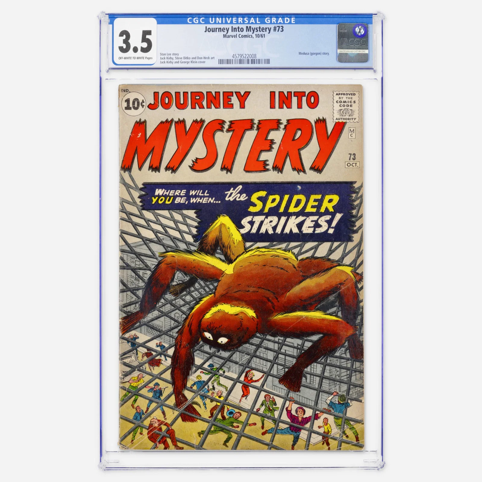 Marvel Comics Journey Into Mystery #73 CGC 3.5