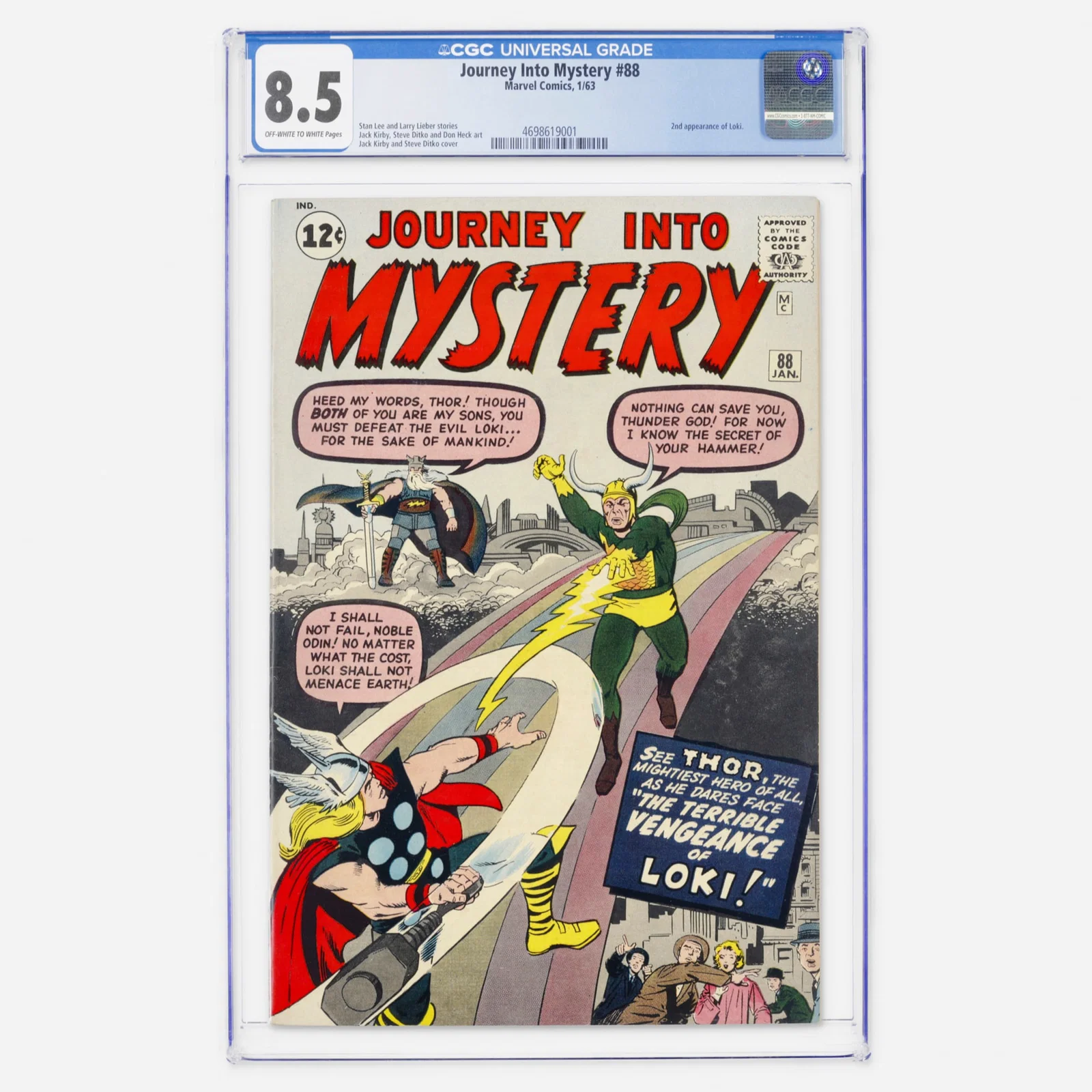 Marvel Comics Journey Into Mystery #88 CGC 8.5