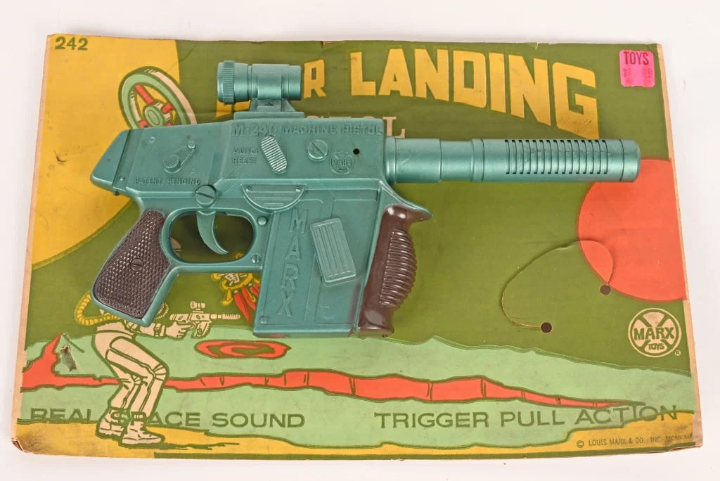 MARX LUNAR LANDING GUN w/ CARD