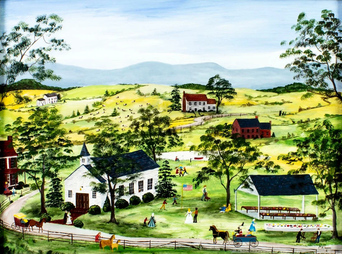 Mary Ann Vessey (VA,20C) oil painting
