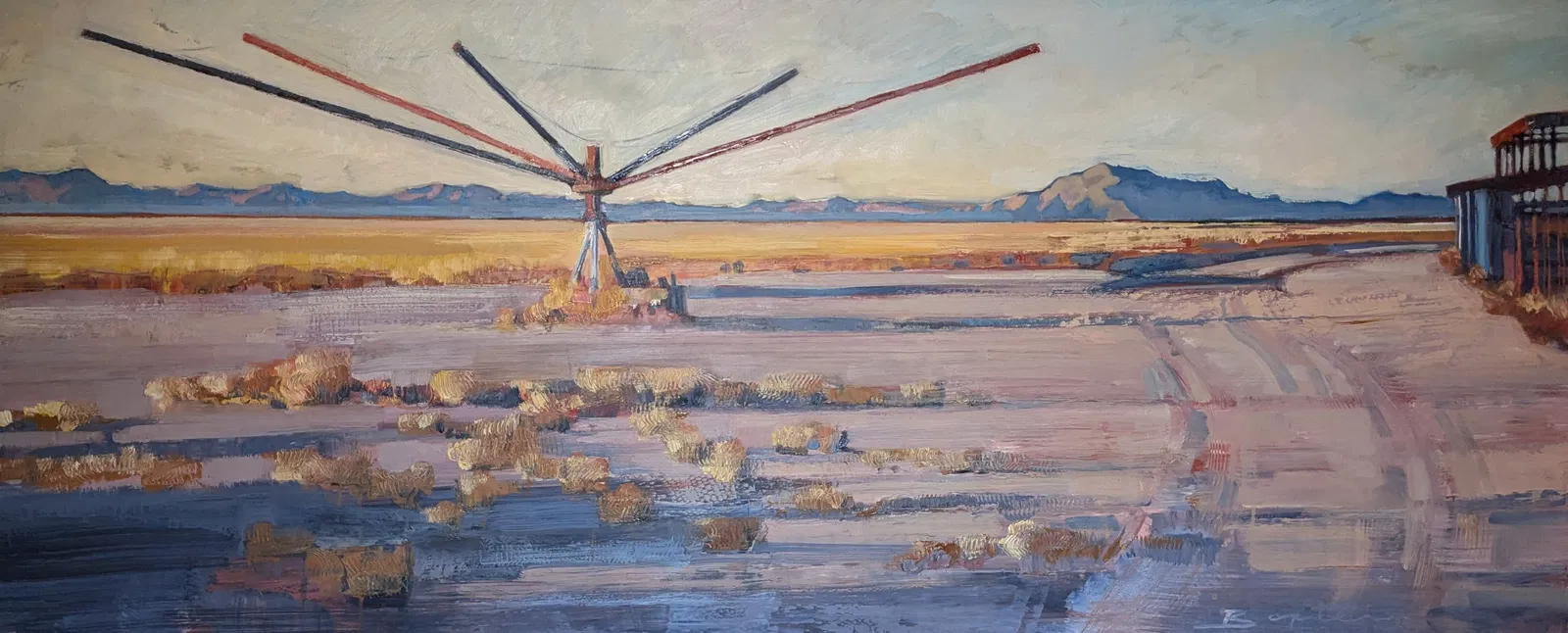 Mary Baxter, "Horsewalker at Belkin's Ranch"