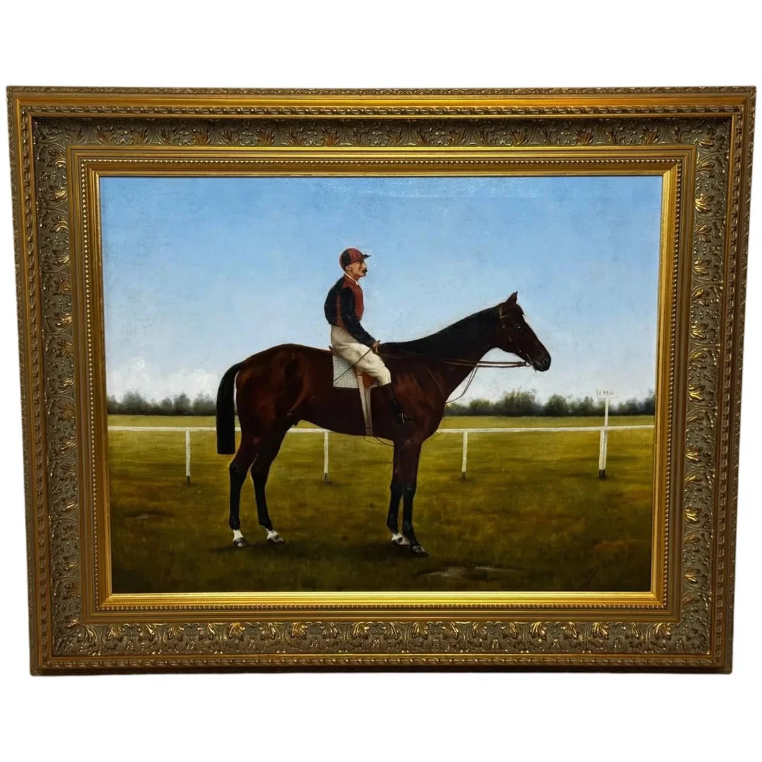 Master Walter Winner Governor’s Cup Colombo Races c1894 in the Manner Harry Hall