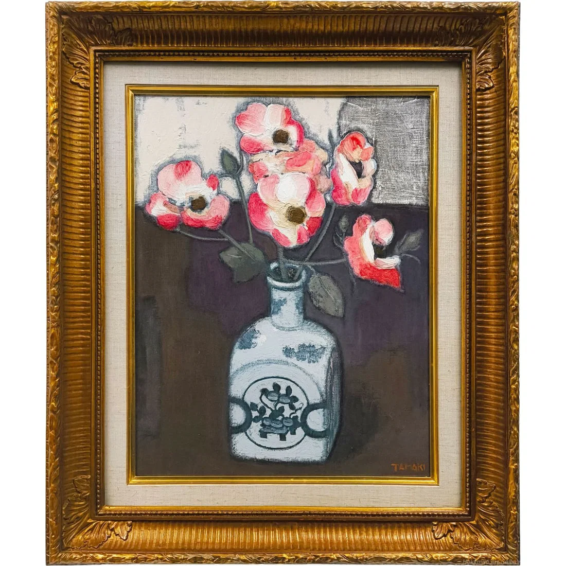 Matsuda Tamaki, "Bara" (Rose), oil painting