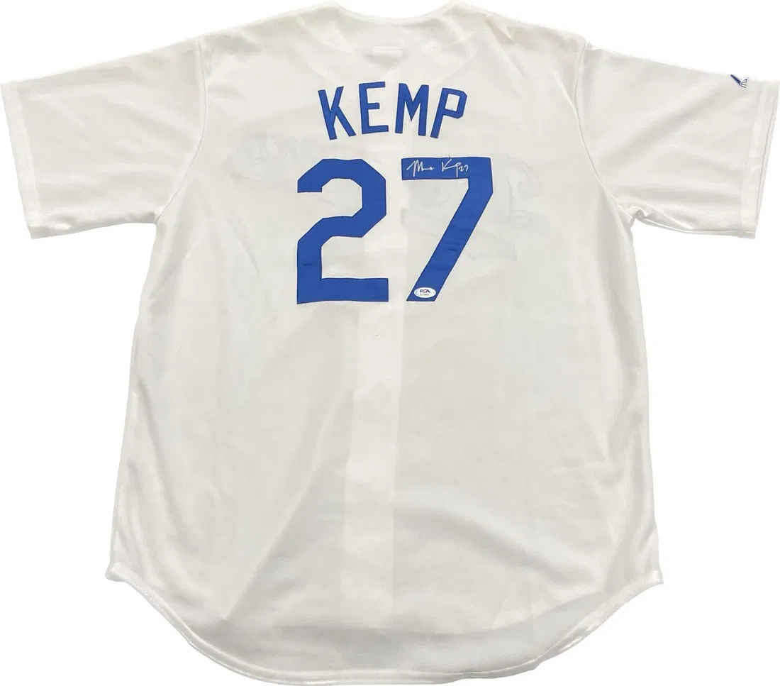 Matt Kemp Los Angeles Dodgers Autographed Jersey PSA/DNA Certified