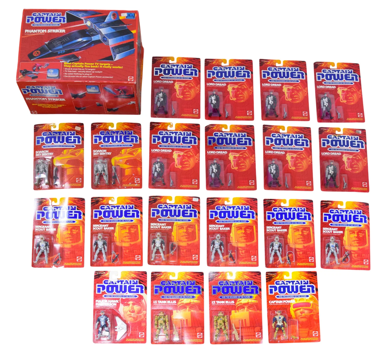 Mattel Captain Power and Soldiers of the Future Action Figure Collection c. 1987