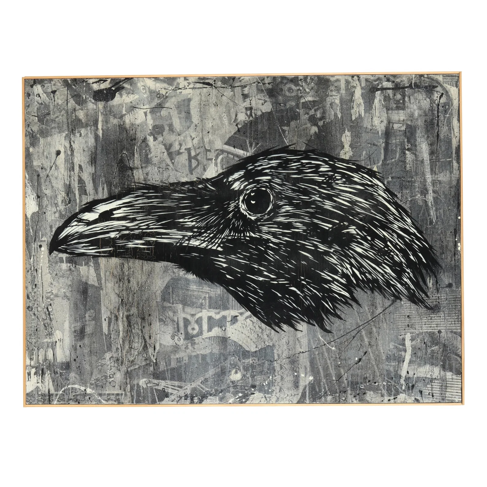 Matthew Curran (British-American, b. 1979), Raven in Profile