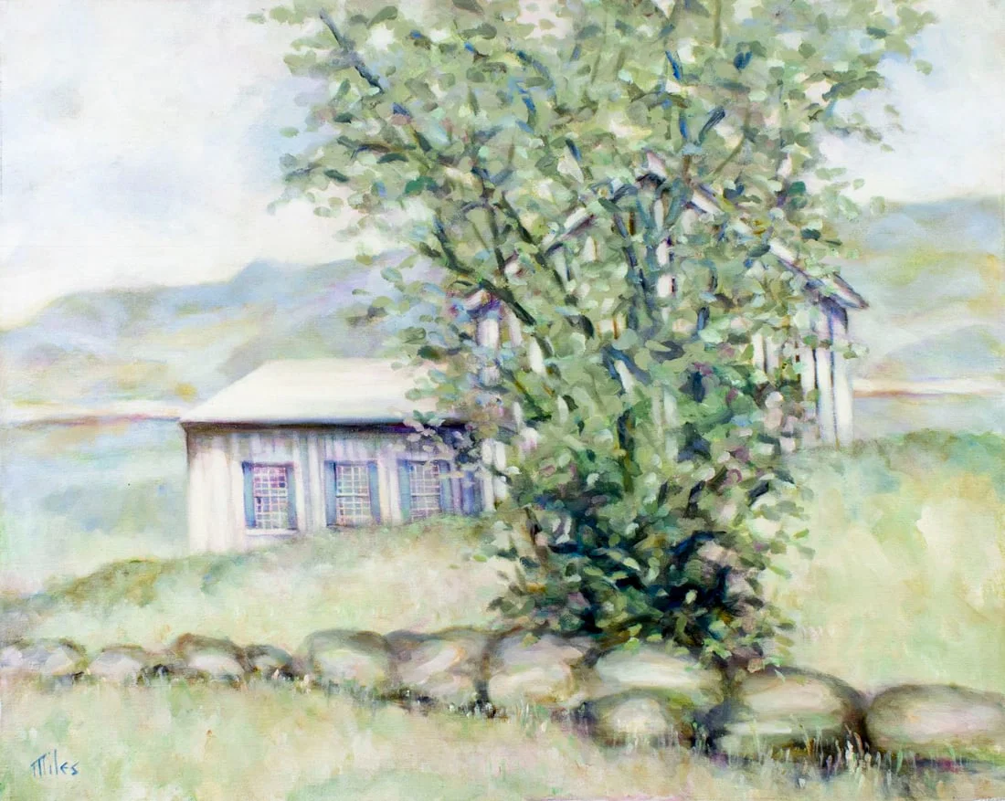 Matthew Miles (NY,1924-?) oil painting