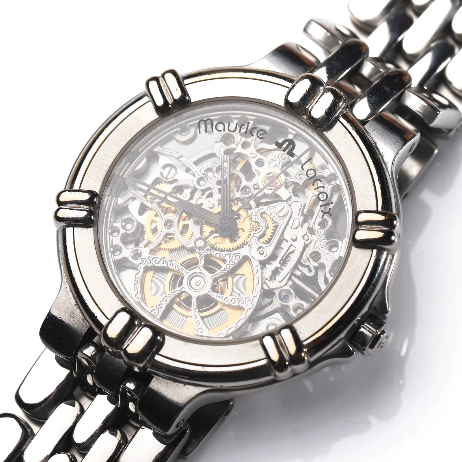 MAURICE LACROIX SKELETON AUTOMATIC WRISTWATCH