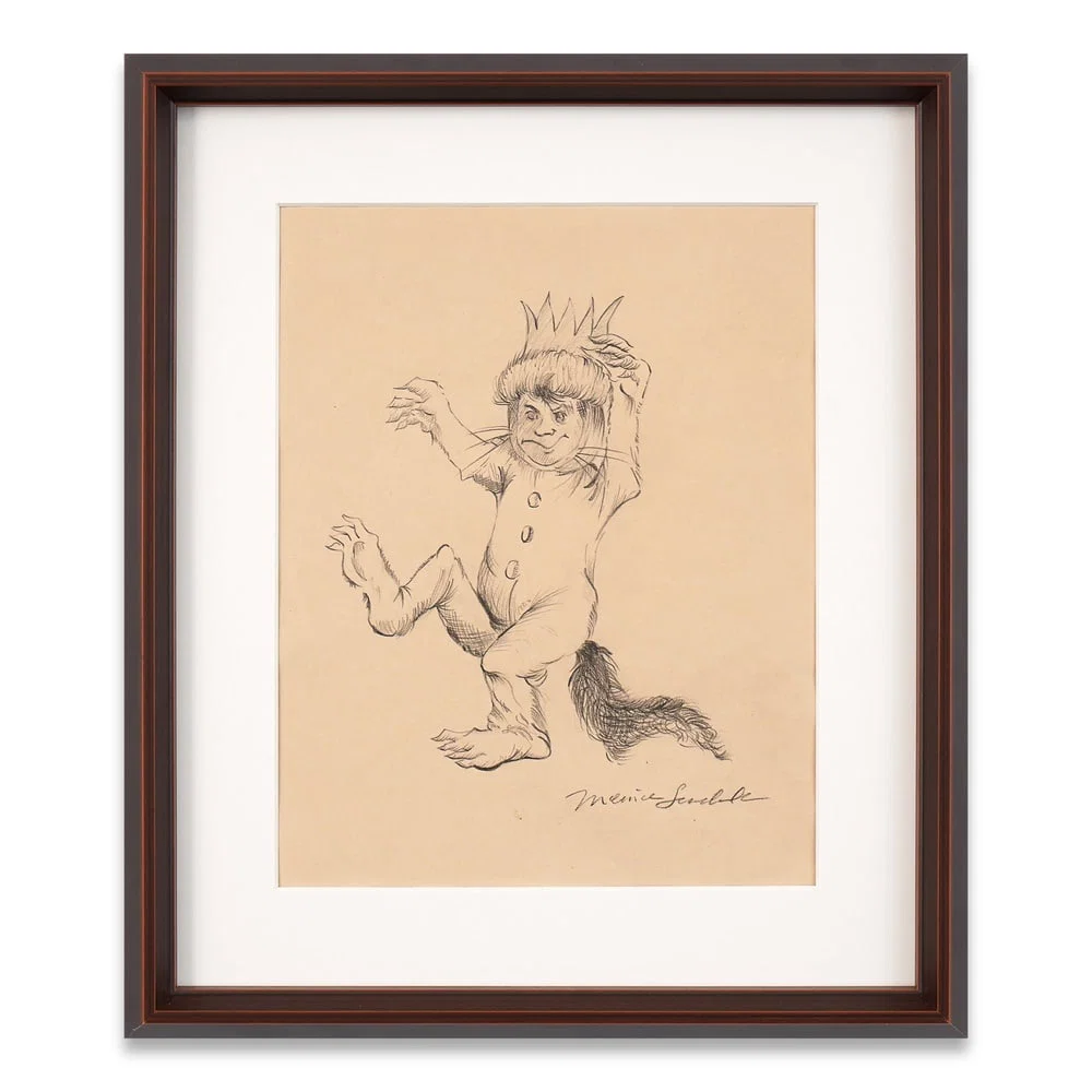 MAURICE SENDAK SIGNED ORIGINAL DRAWING