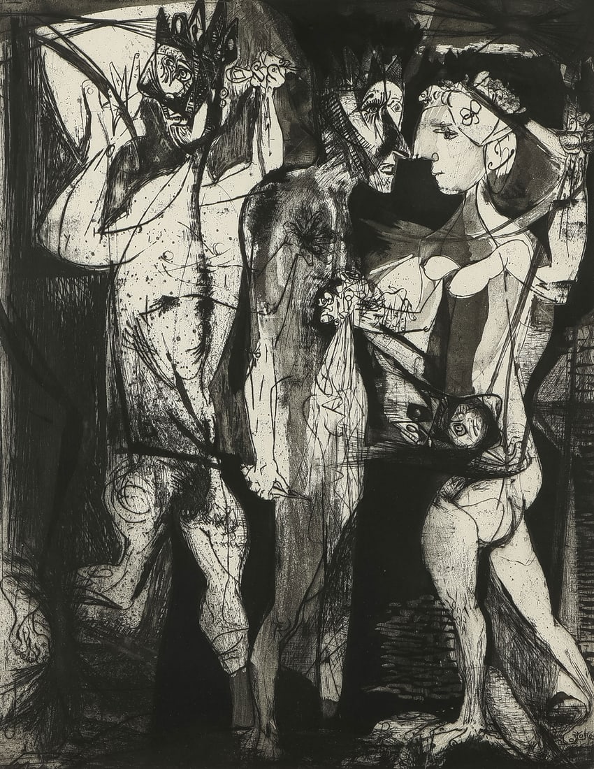 MAURICIO LASANSKY INTAGLIO, C. 1947