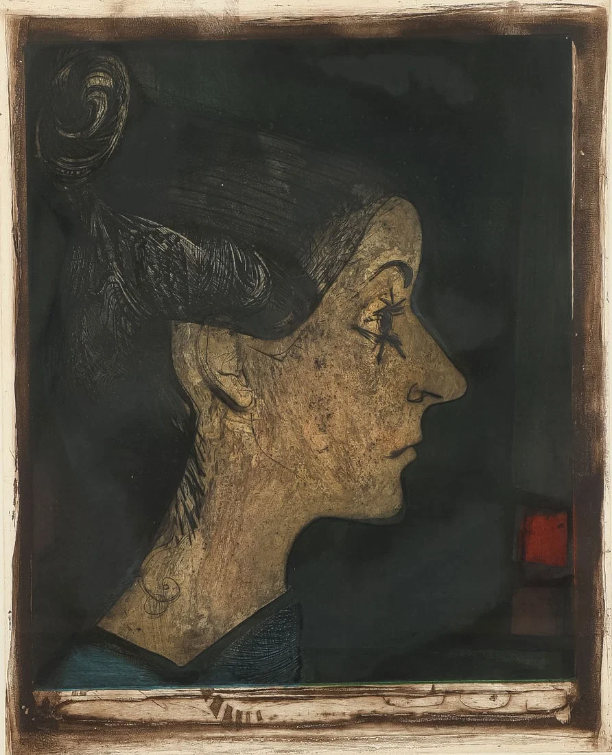 MAURICIO LASANSKY PORTRAIT OF WIFE, 1947