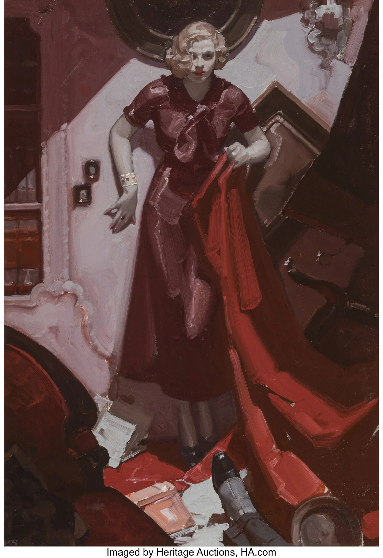 Mead Schaeffer (American, 1898-1980) Hide the Bo