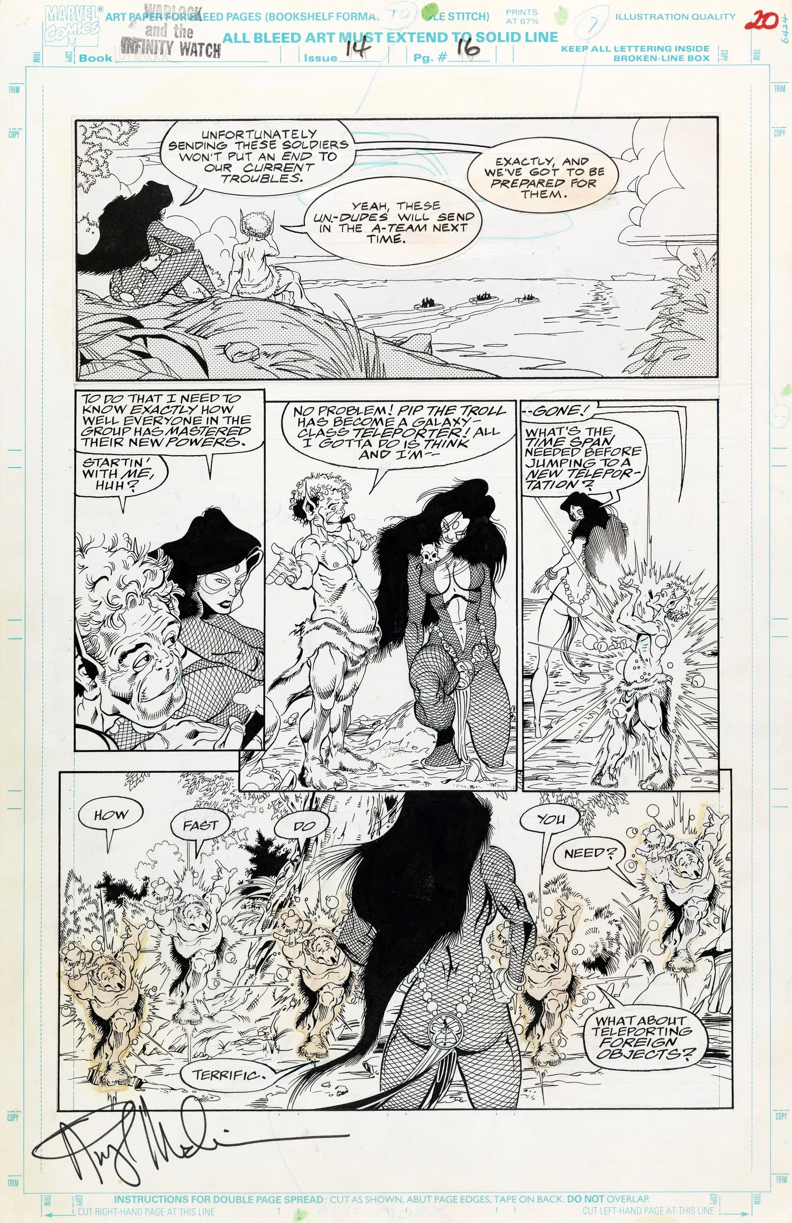Medina Angel - "Warlock and the Infinity Watch - Strange Encounters", 1993