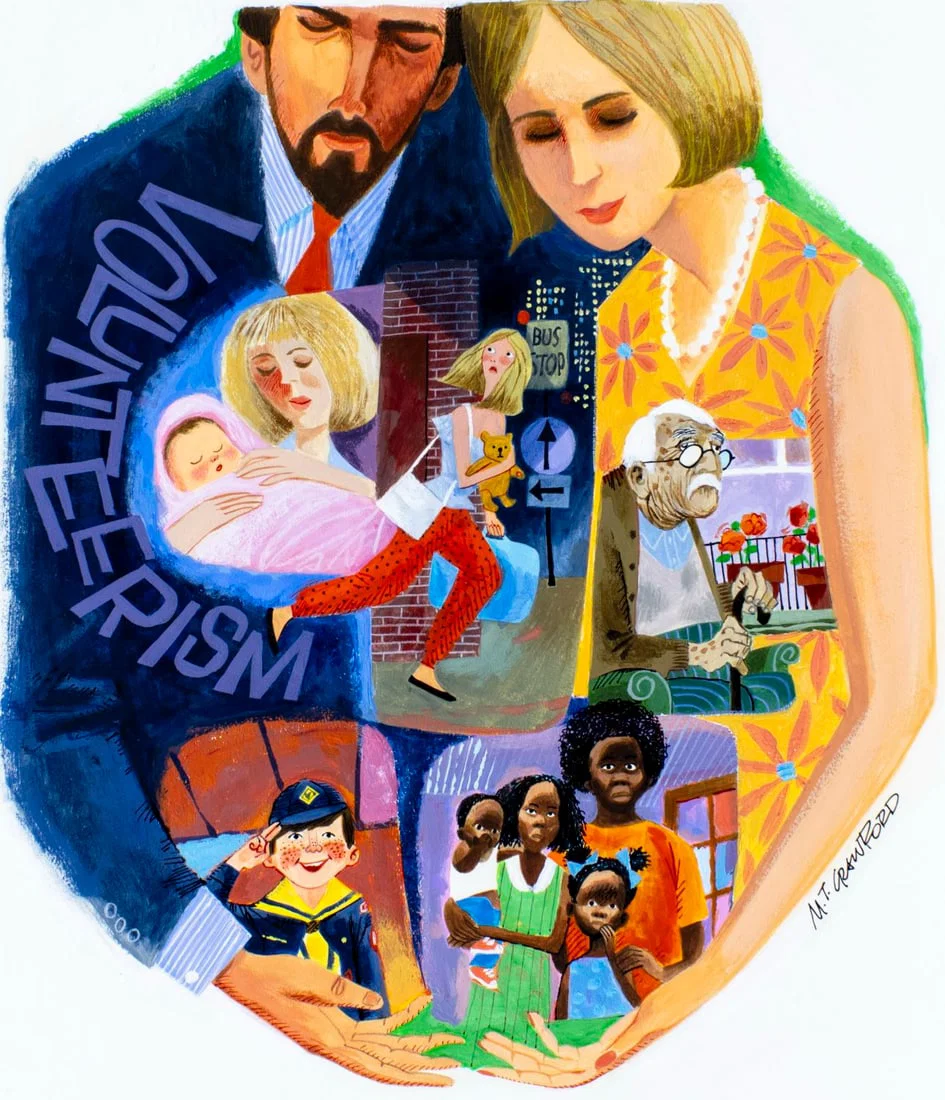 Mel Crawford (CT,Canada,1925-2015) oil painting