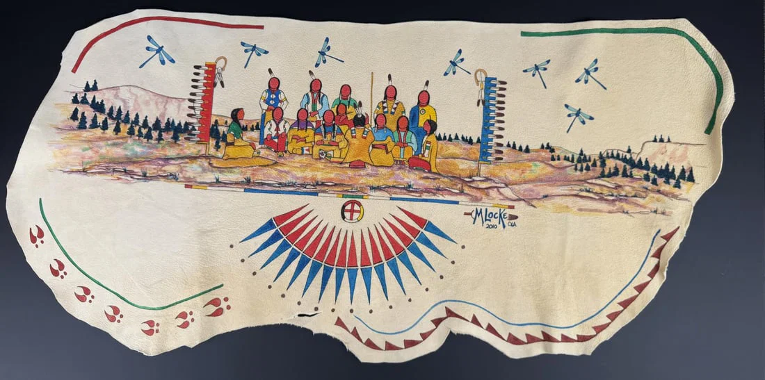 Merle Locke Sacred Circle Painting