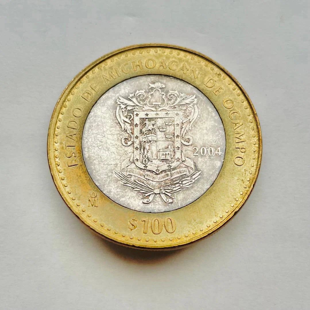 Mexican peso coins