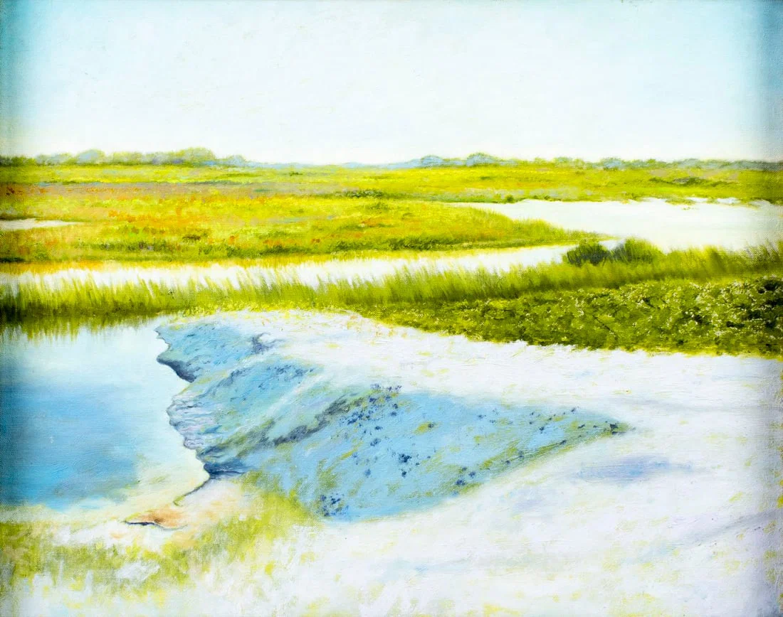 Michael D Hodowal (FL,b 1959) oil painting