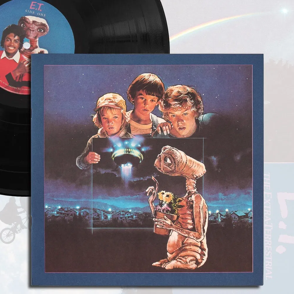 MICHAEL JACKSON SIGNED "E.T." LP