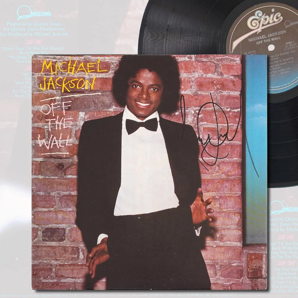 MICHAEL JACKSON SIGNED "OFF THE WALL" LP