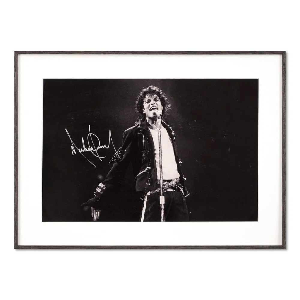 MICHAEL JACKSON SIGNED POSTER