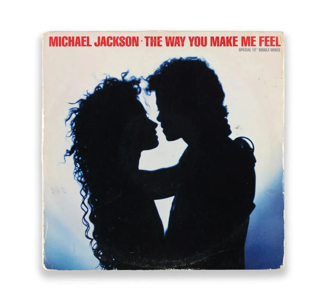 MICHAEL JACKSON – SIGNED “THE WAY YOU MAKE ME FEEL" 12" SINGLE (EPIC RECORDS)