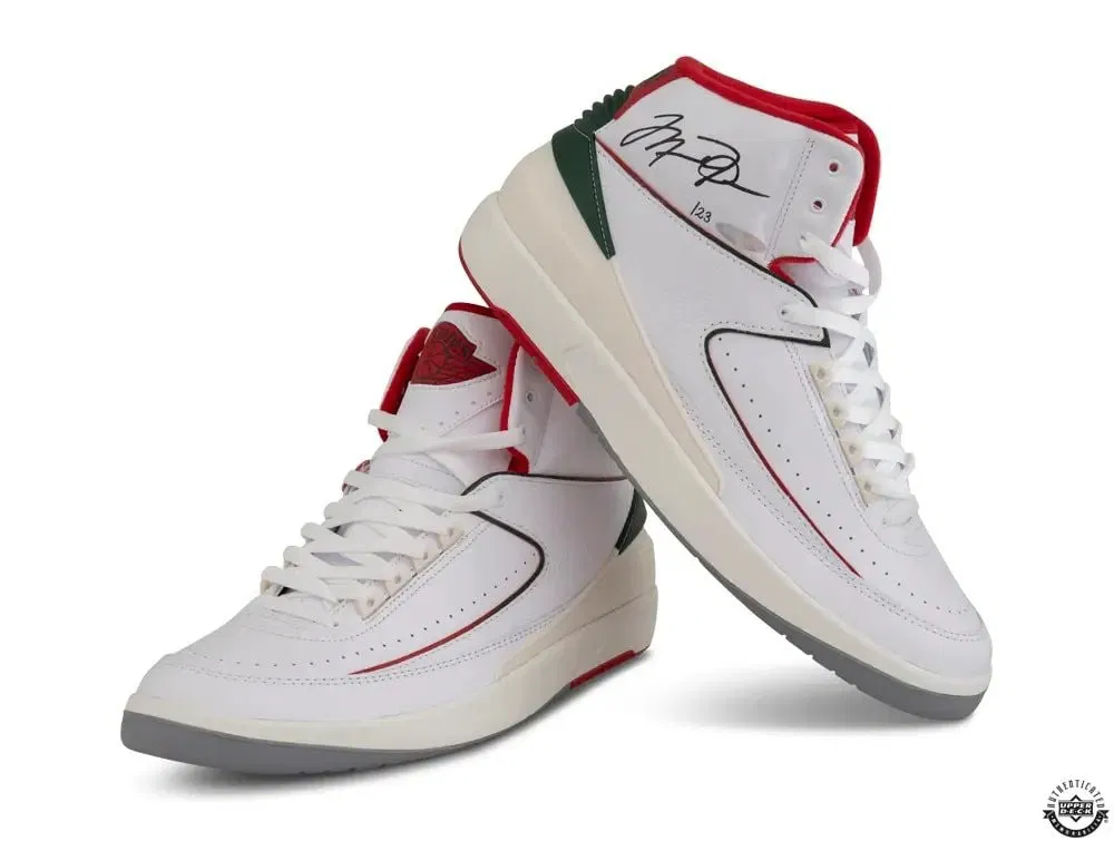 Michael Jordan Autographed Nike Air Jordan 2 Italy Limited Edition 2023