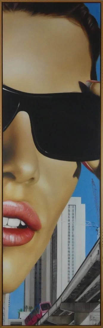 MICHAEL PELLUS 'MIMI' OIL PAINTING ON CANVAS