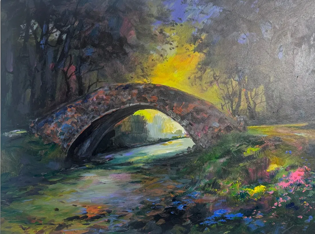 Michael Schofield "A River Runs Through It" Original on Canvas