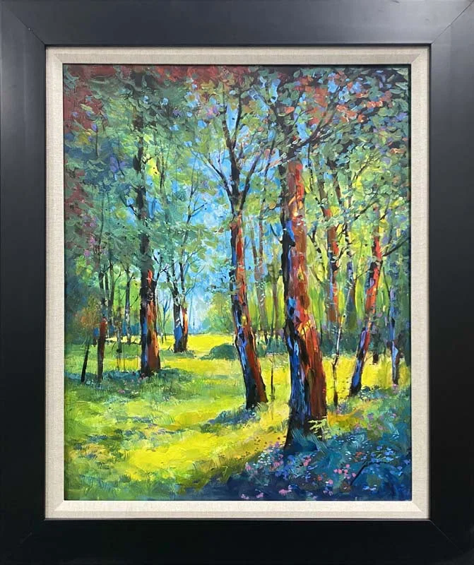 Michael Schofield (American 1947) Original Mixed Media Painting on canvas Michael Schofield