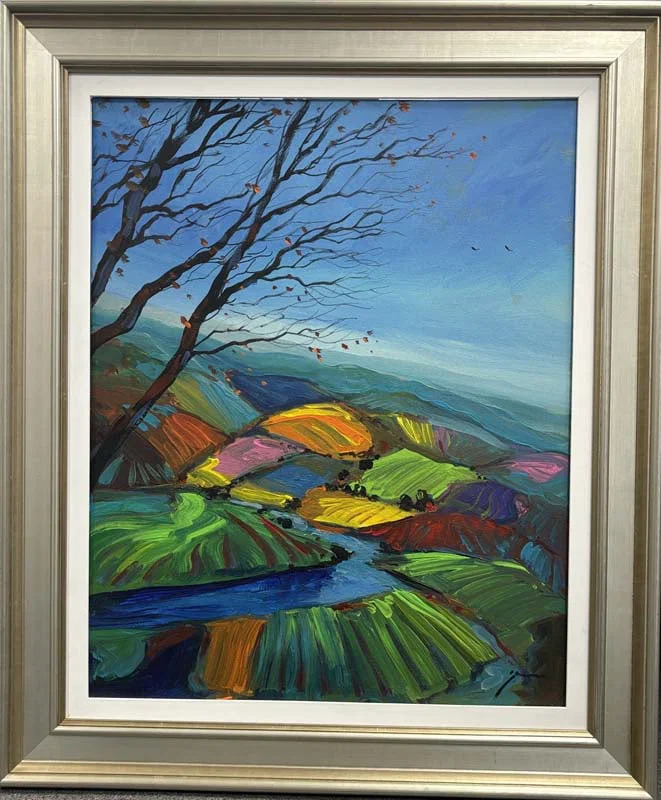 Michael Schofield (American 1947) Original oil painting on canvas by Michael Schofield Landscape