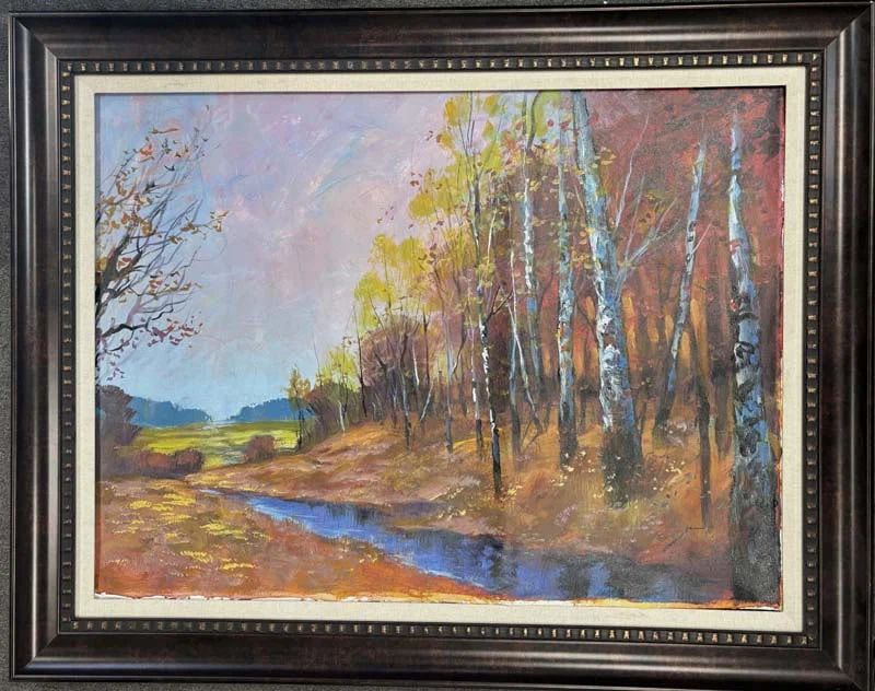 Michael Schofield (American 1947) Original on canvas Landscape painting