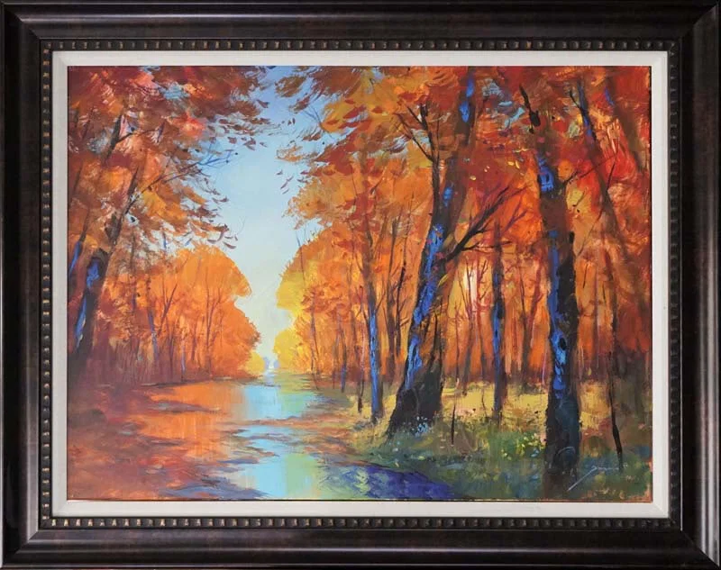 Michael Schofield (American 1947) Original Painting on canvas by Michael Schofield Landscape