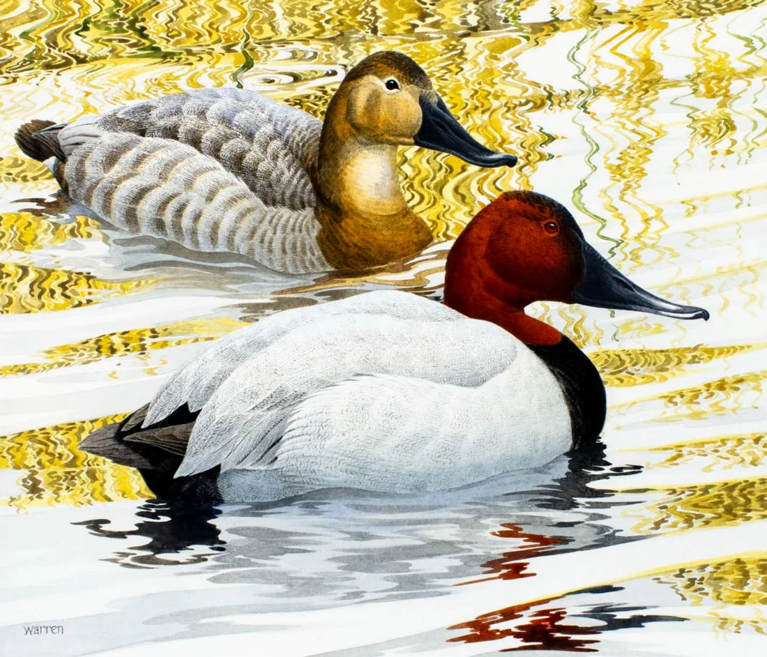 Michael Warren (UK,1938-?) watercolor painting