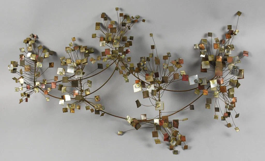 Mid Century Modern C. Jere Style Brutalist Wall Sculpture