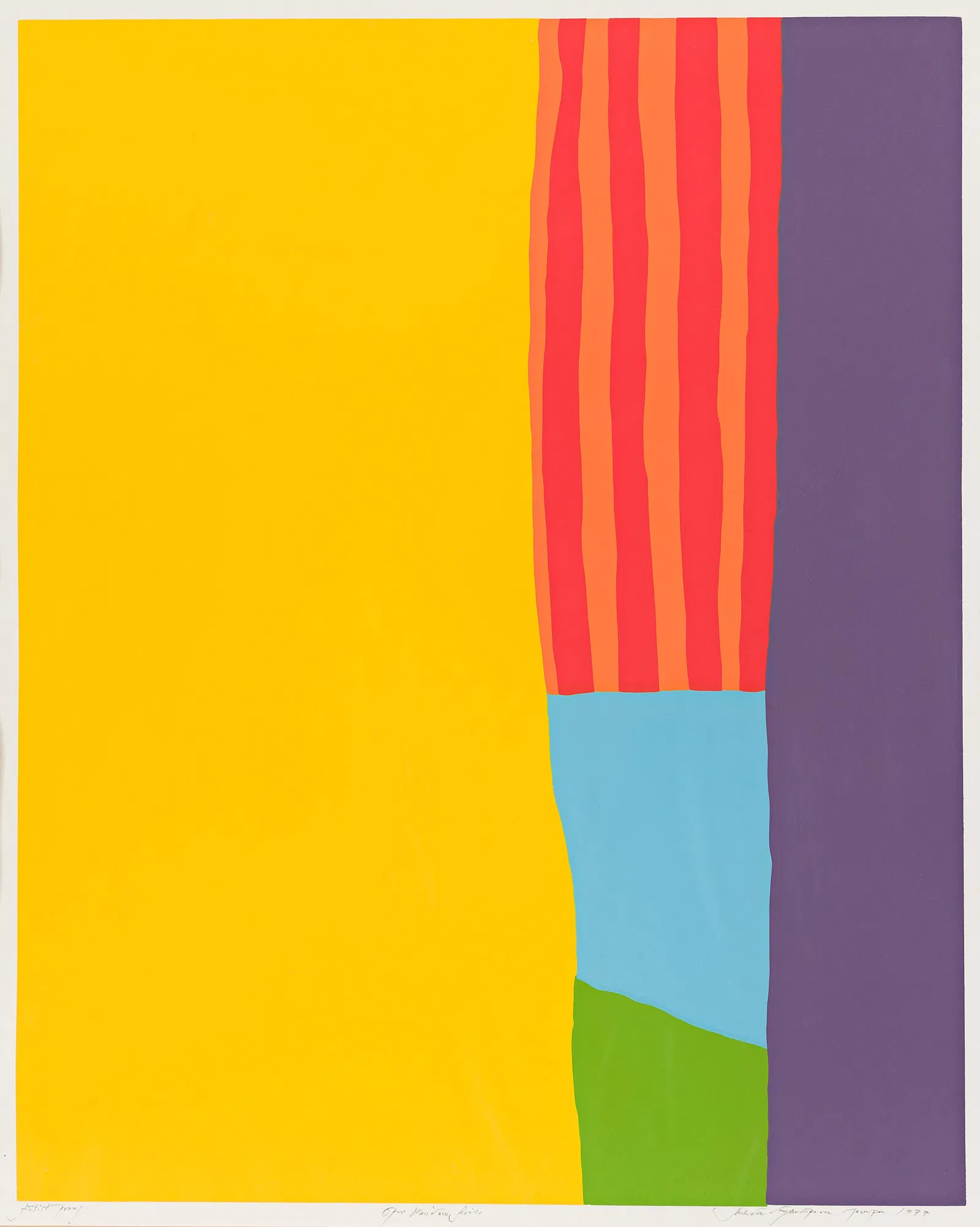 Mildred Thompson (1936-2003), Open Window Series, 1977.