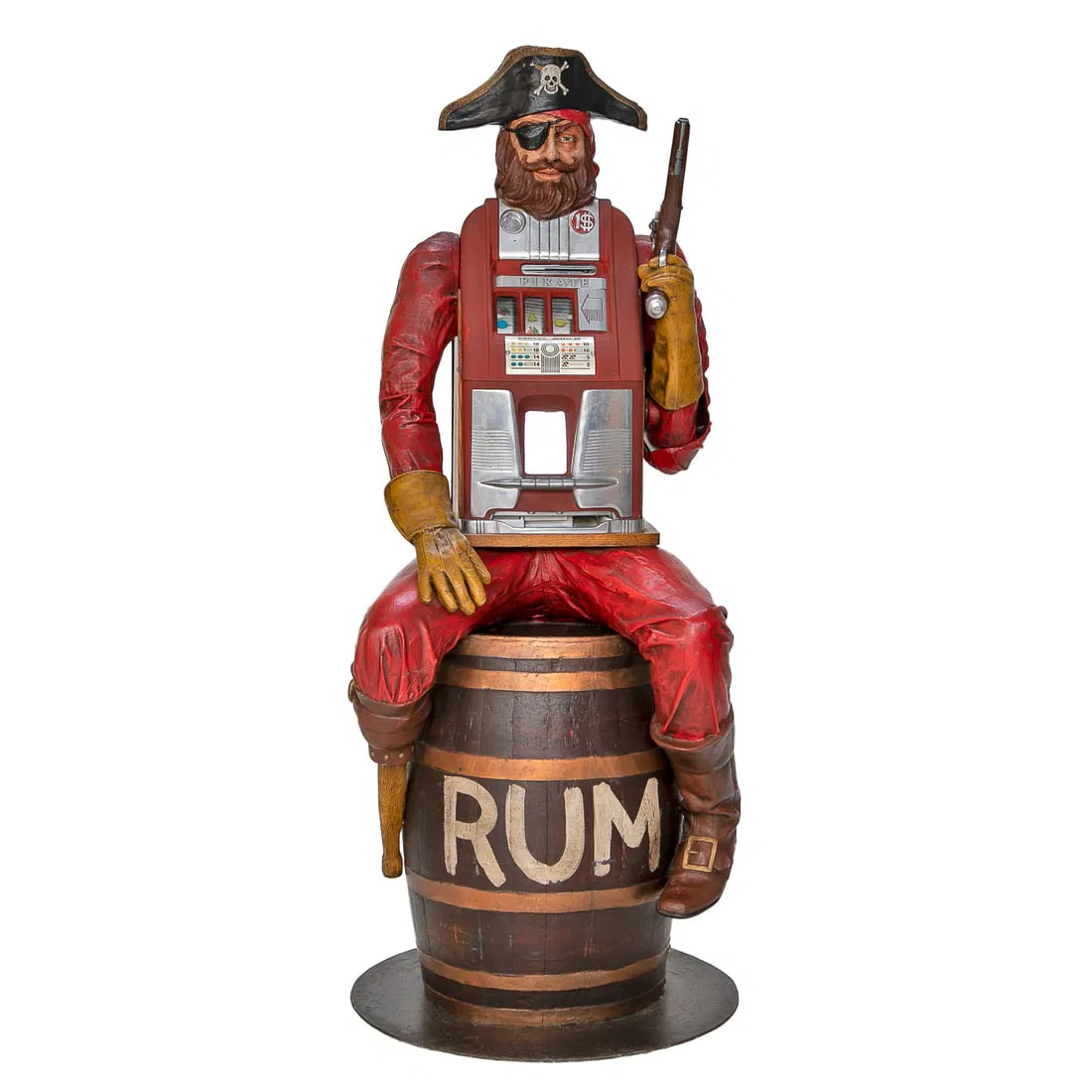 Mills Novelty Company, Chicago, Illinois, 1910, Pirate One Dollar Slot Machine