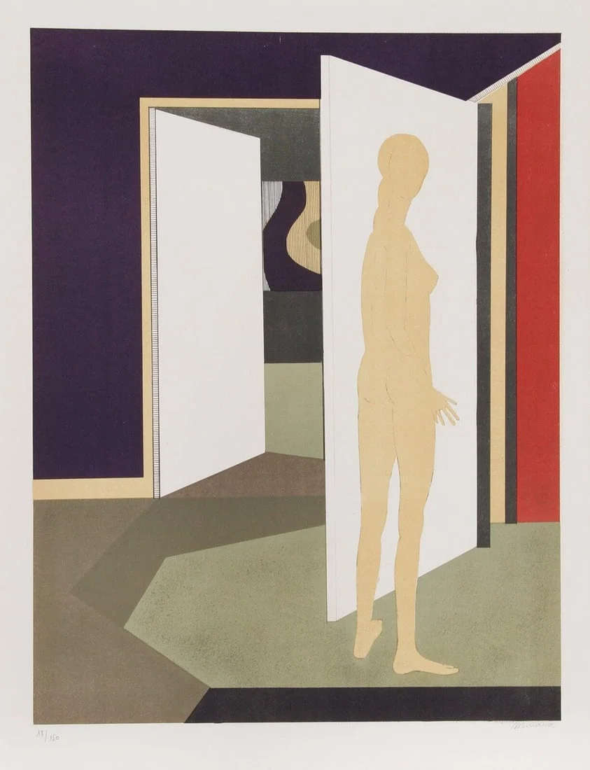 Minaux Original Lithograph Helene-Venus Signed & Numbered 1974