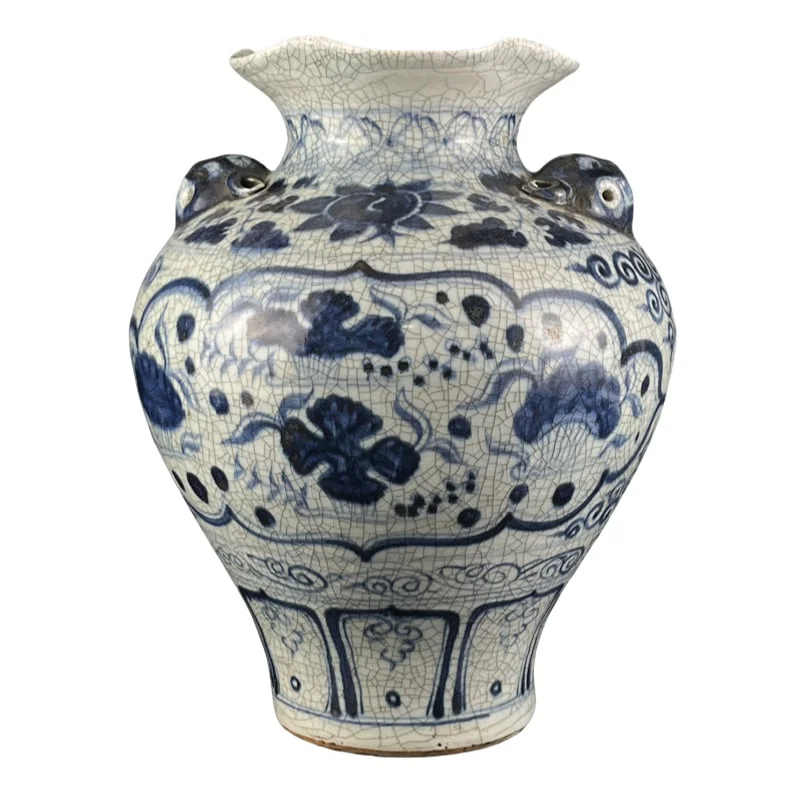 Ming Dynasty blue and white porcelain jar