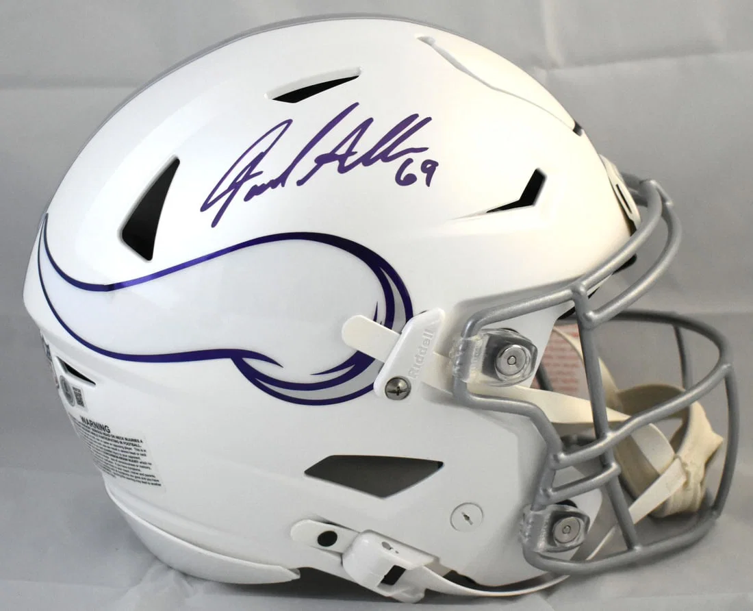Minnesota Vikings Speedflex Helmet Signed by Jared Allen Beckett Authenticated