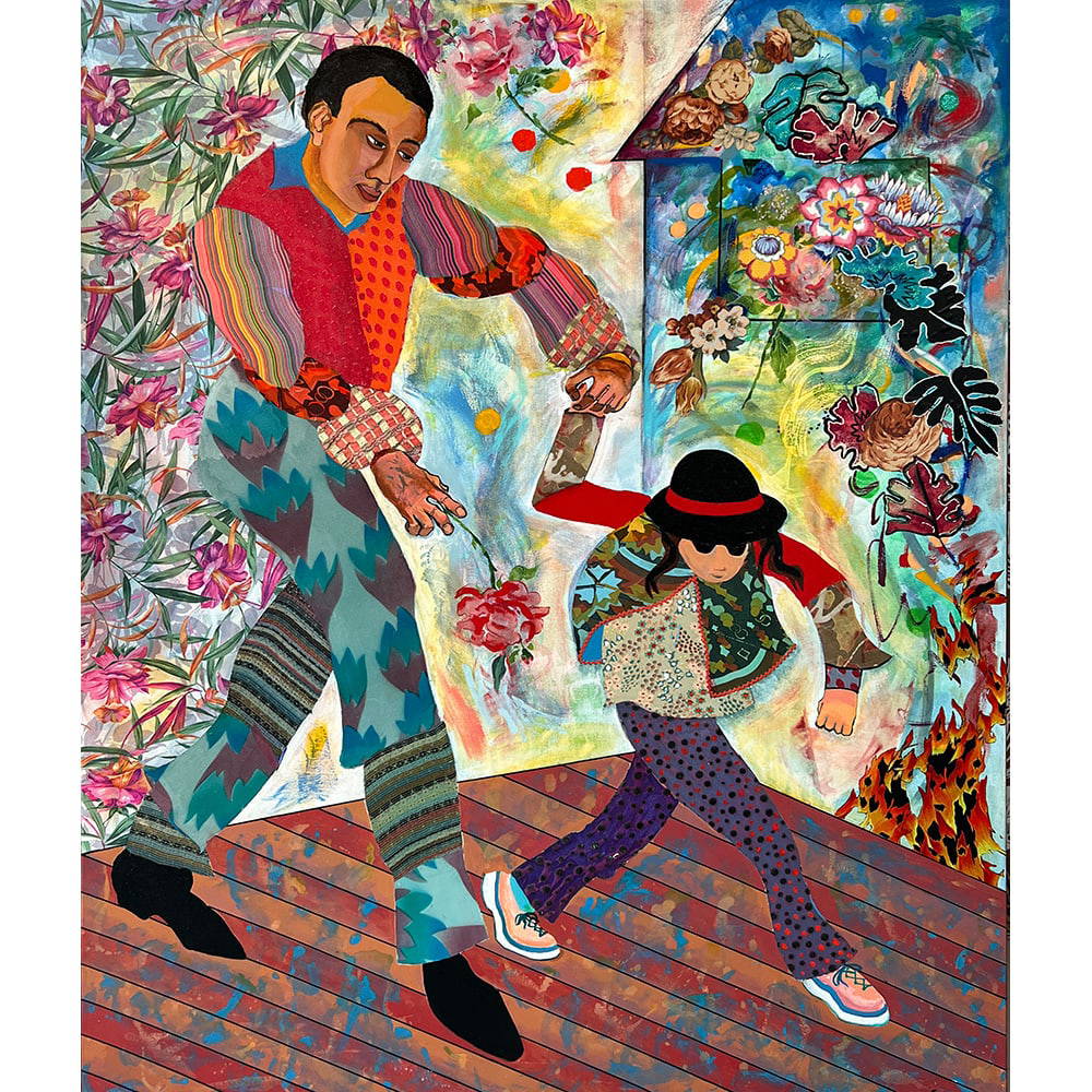 Miriam Schapiro, Father and Daughter