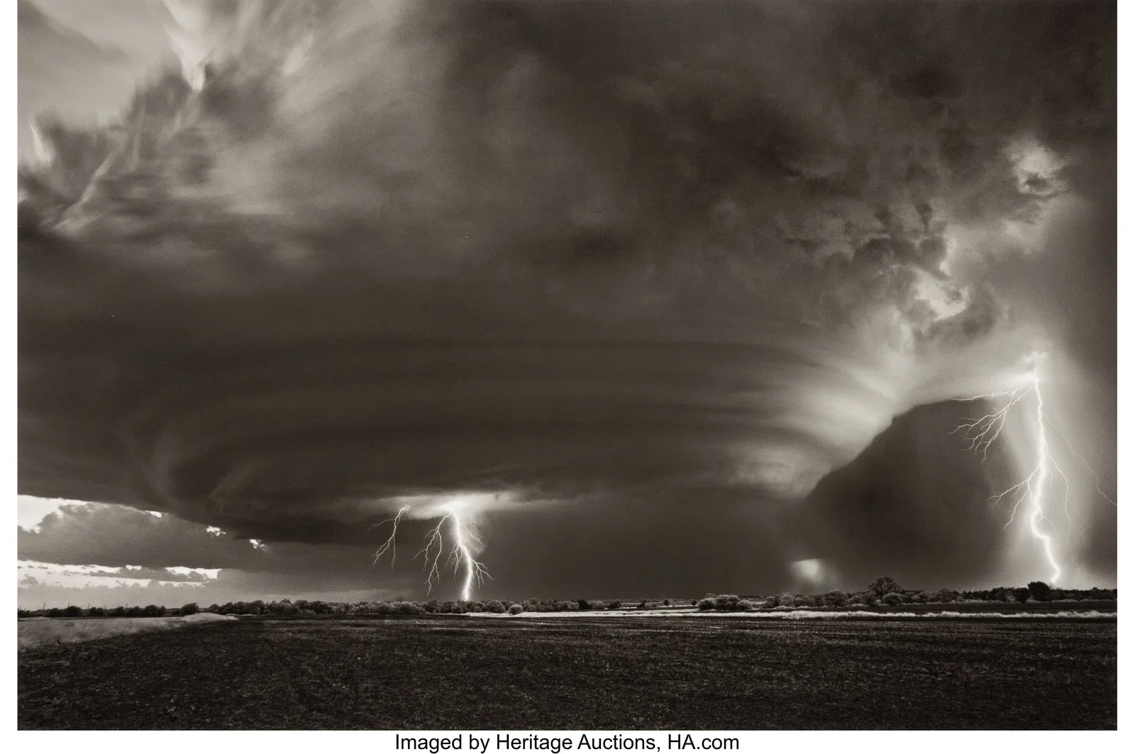 Mitch Dobrowner (American, b. 1956) Lightning St