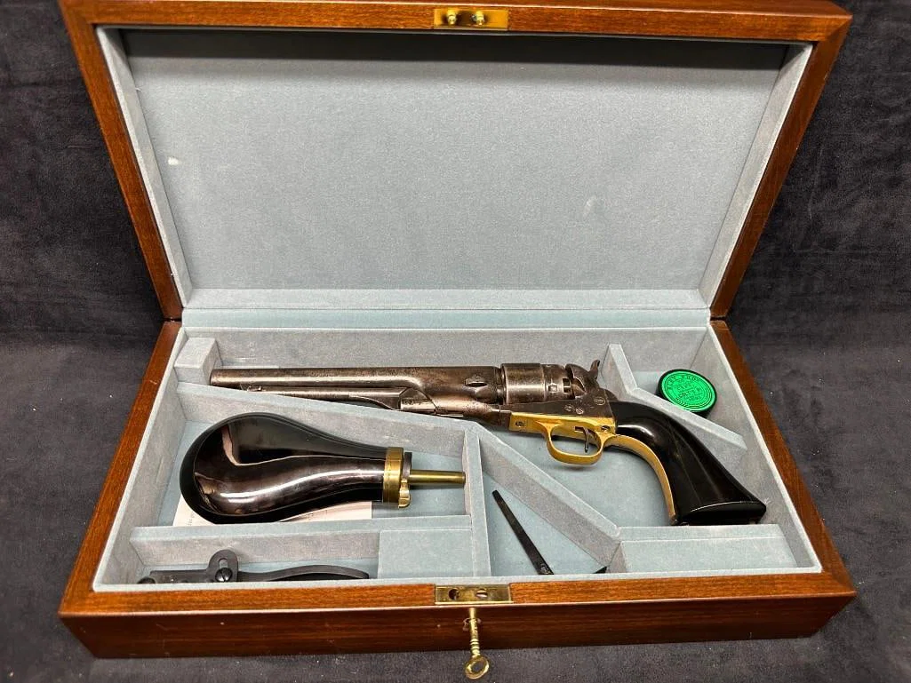 Model 1860 Colt Army Powder Revolver W/ Case