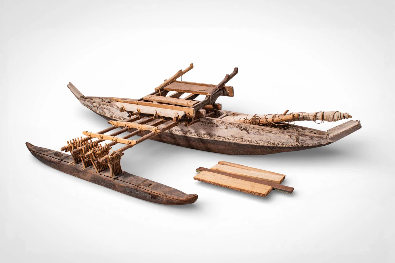 MODEL OF PIROGUE, POSSIBLY MARSHALL ISLANDS