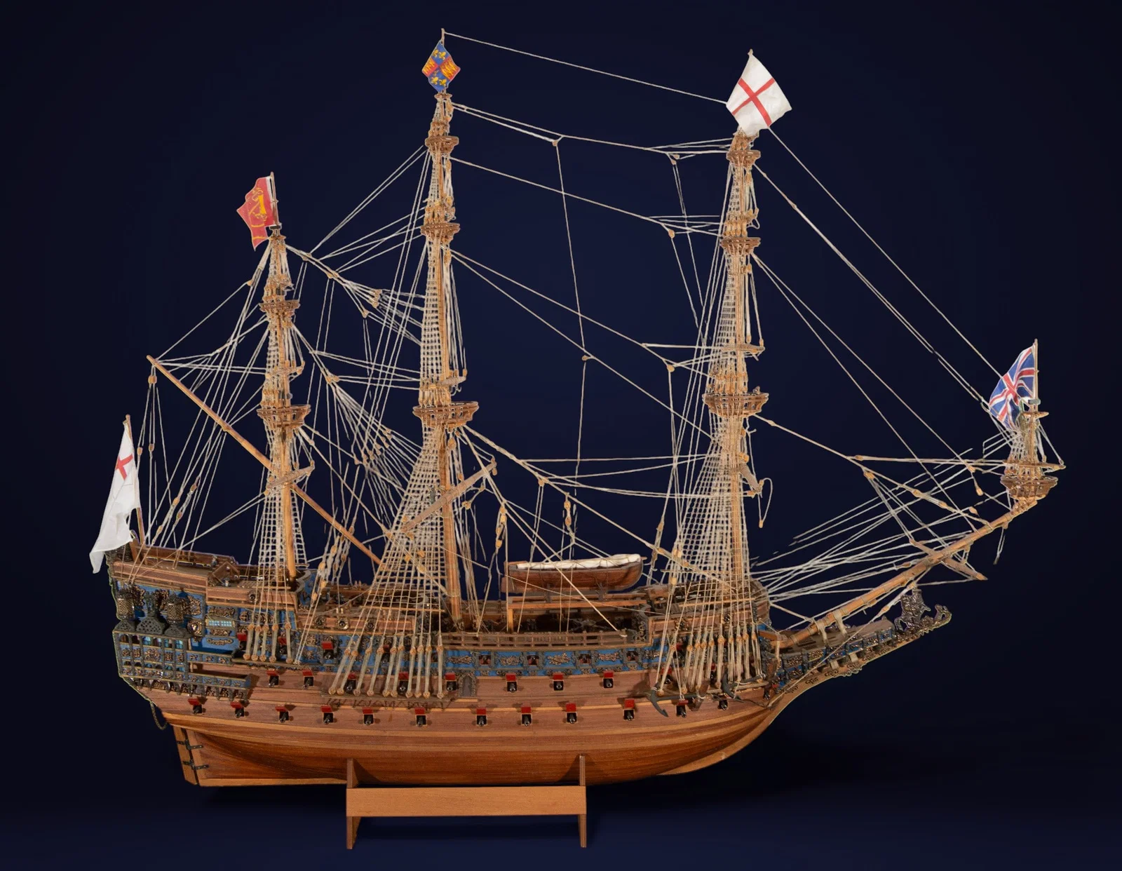 Model of the ship Sovereign of the Seas. England. 20th century.