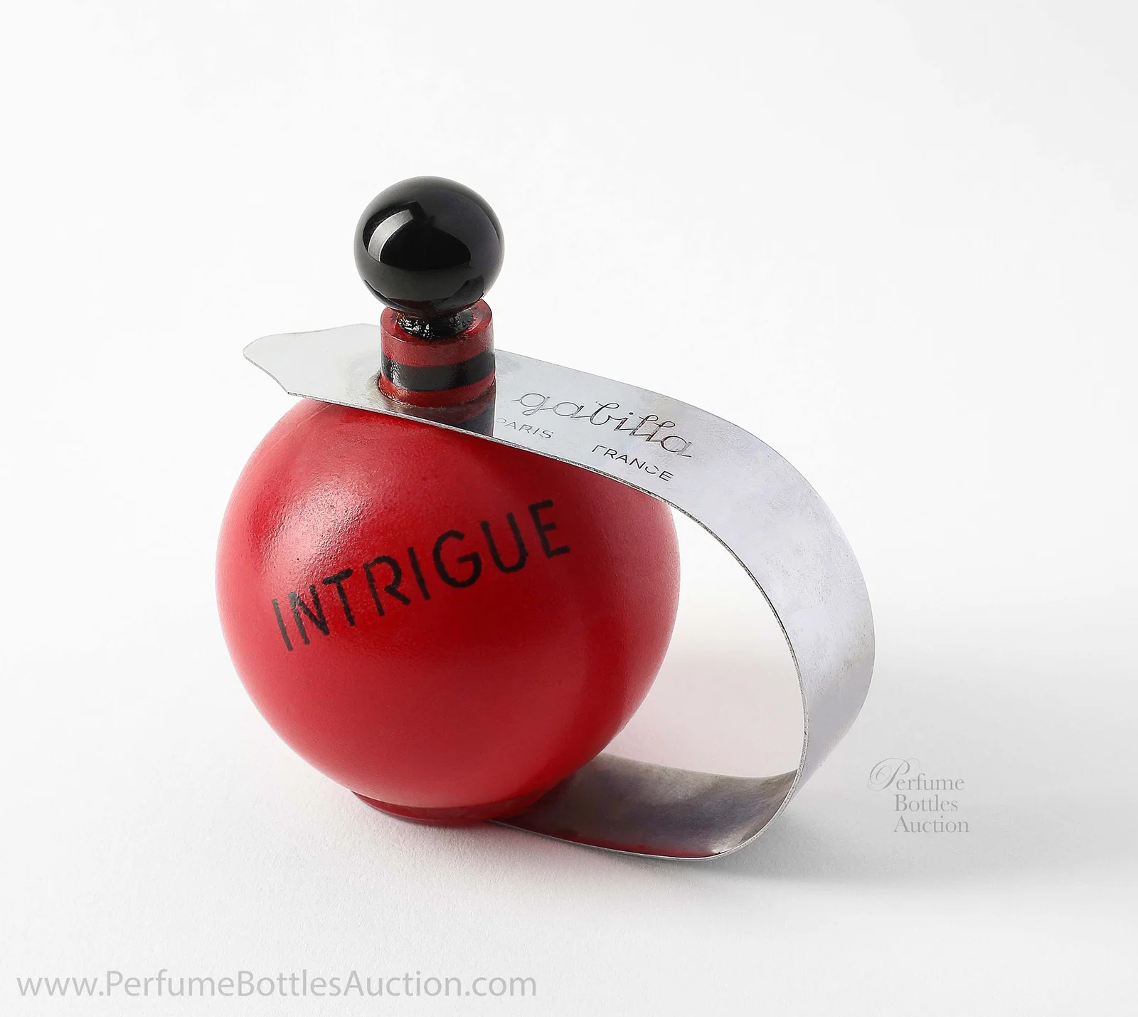 Modernist 1930s Gabilla perfume bottle Intrigue