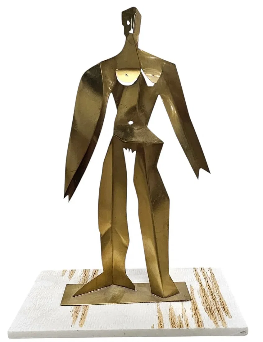 Modernist Metal Sculpture After Picasso