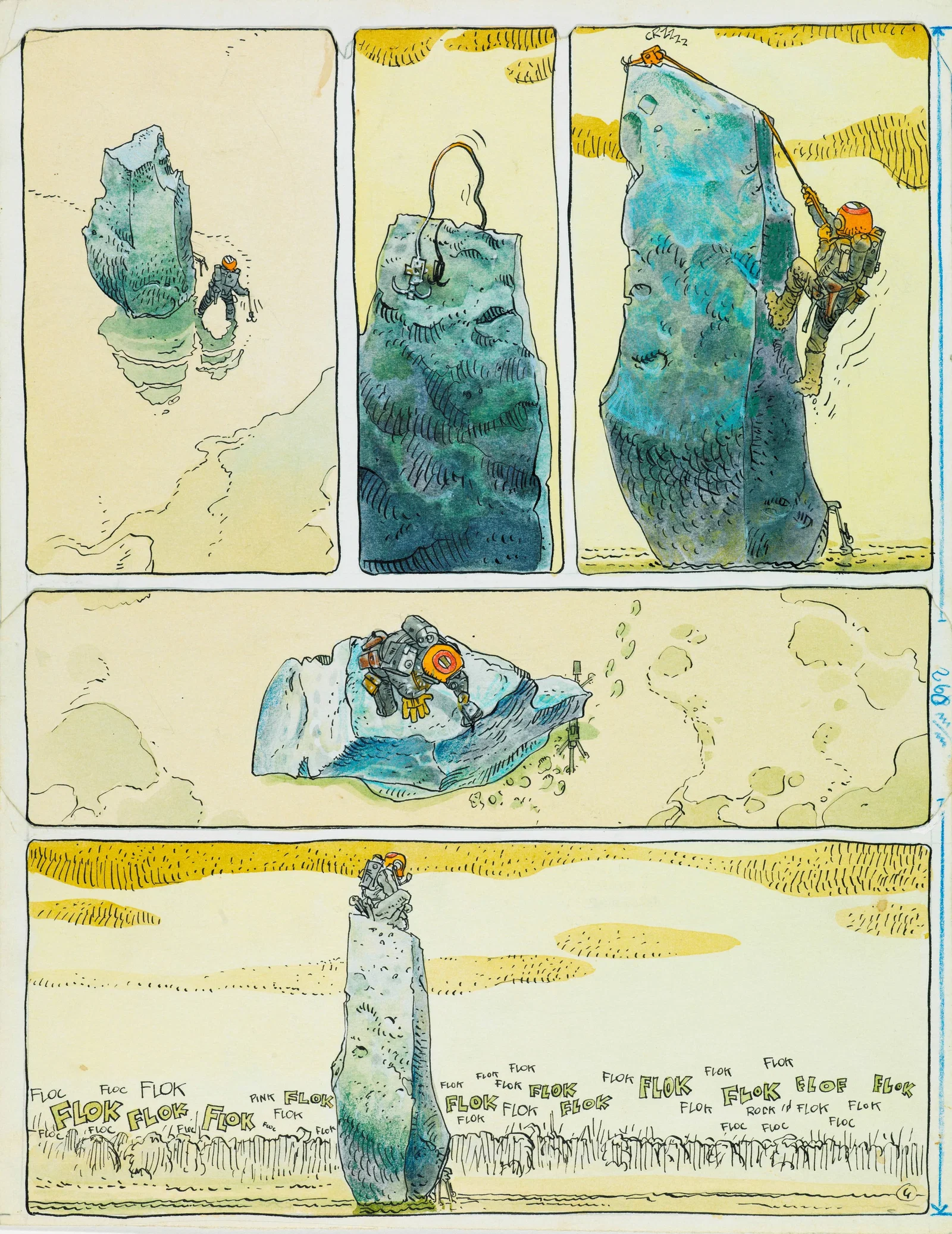 Moebius (Jean Giraud) - "L‘Homme est-il bon? (Is Man Good?)", 1974