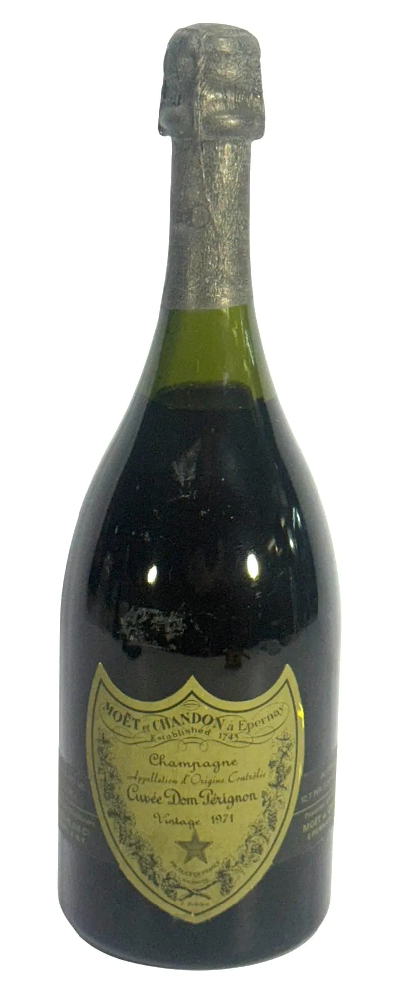 Moet & Chandon Dom Perignon 1971 Champagne Bottle