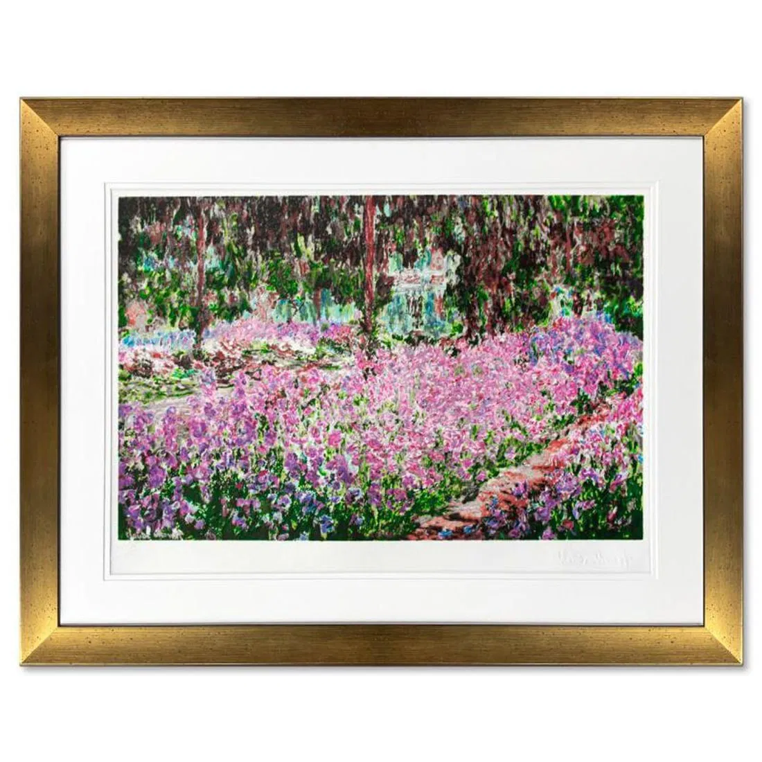 Monet (1840-1926)- Lithograph "Le Jardin De Monet"