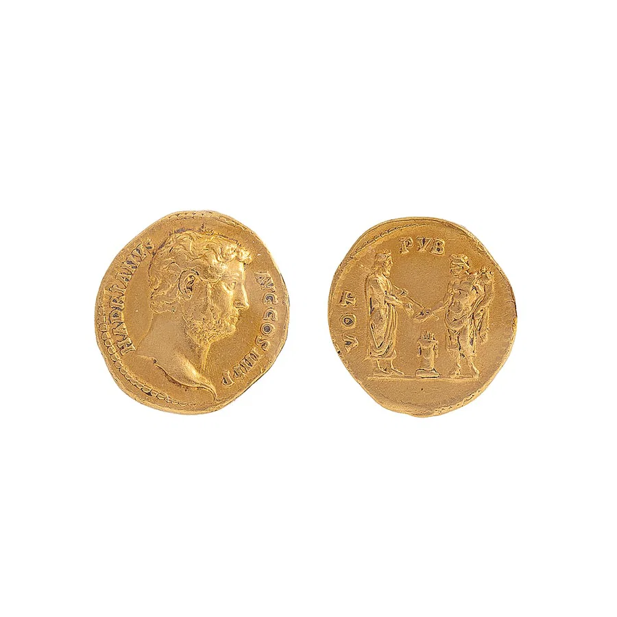 MONETE ROMANE IMPERIALI. ADRIANO (117-136 d.C.) AUREO